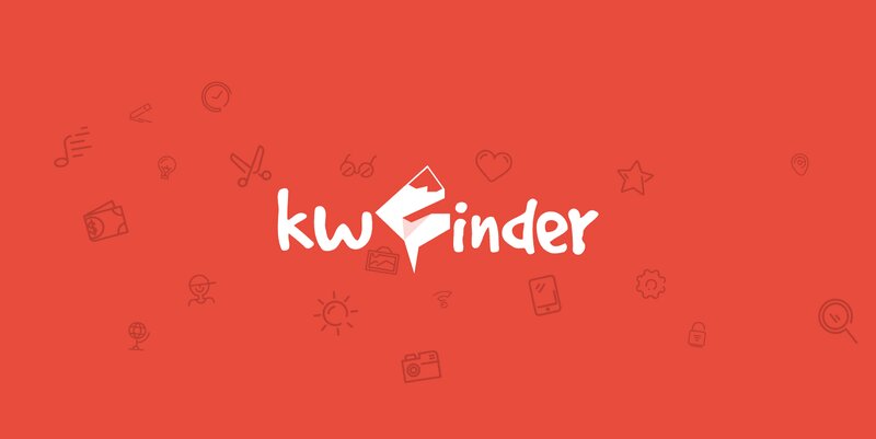 Giao diện trang chủ của công cụ tìm kiếm từ khóa của KWFinder 