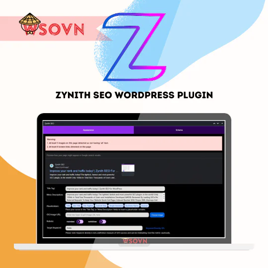 Zynith SEO WordPress Plugin