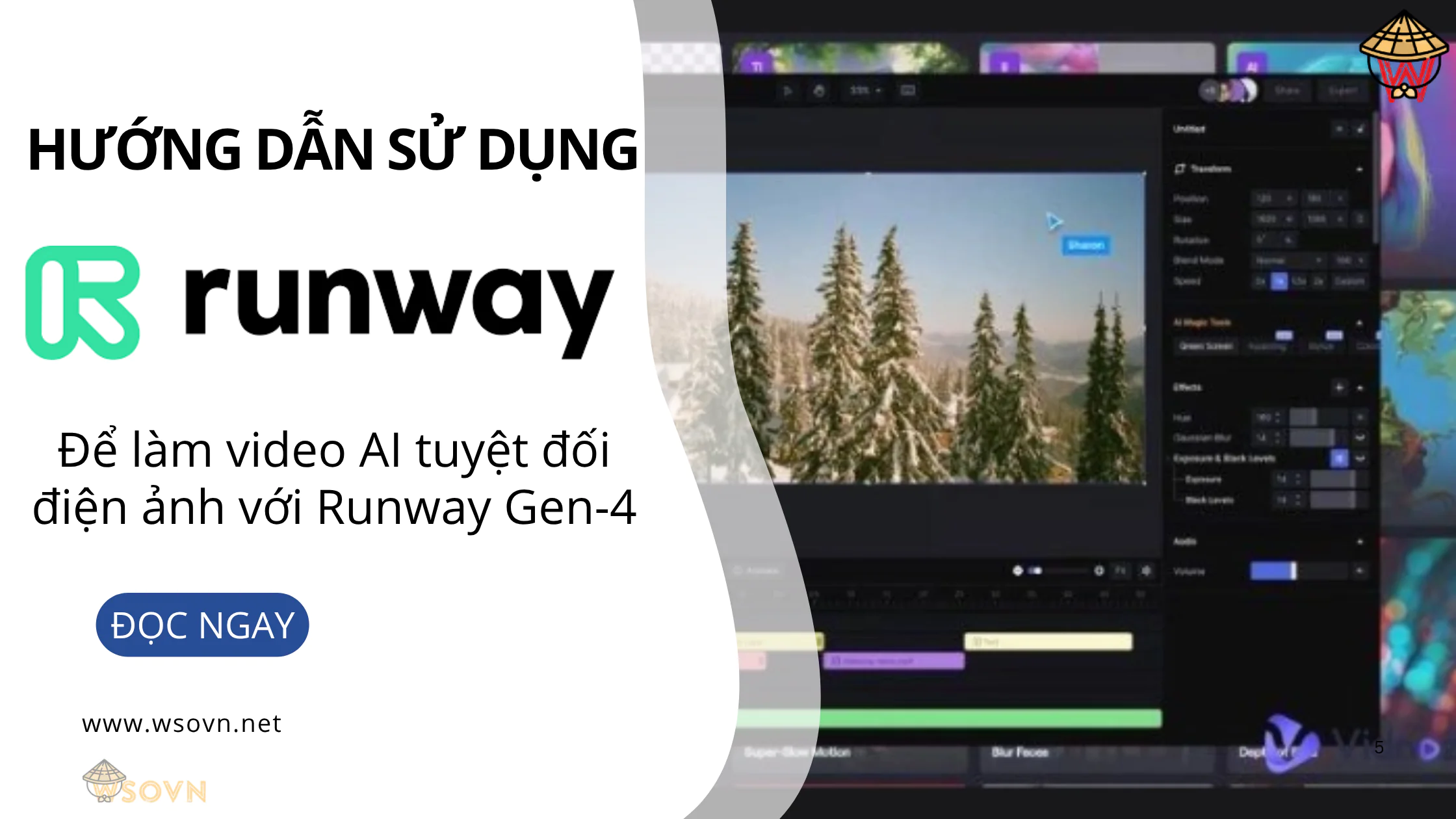 hướng dẫn sử dụng RunwayML